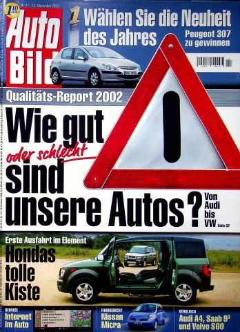 Deckblatt Auto Bild (47/2002)